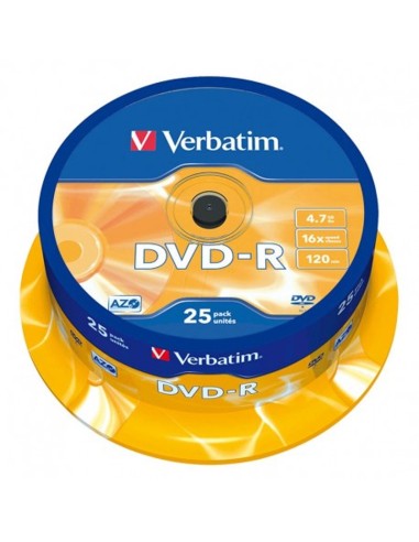 DVD VERBATIM 25 UNDS 16X 4.7GB  -R PN:...