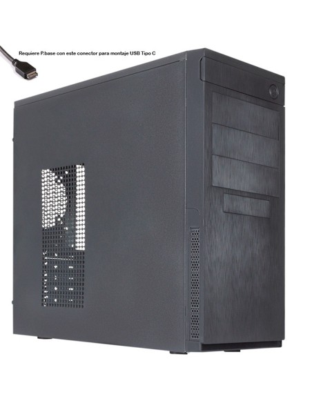 CAJA SEMITORRE ATX 8K CAVIAR   PRO USB 3.1 TYPE C SIN/FUENTE PN: 52101 EAN: 6940533543466