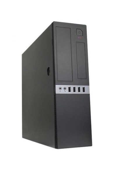 CAJA SFF MATX COOLBOX T450S    SLIM NEGRA FUENTE 300W 80+ PN: CAJCOOT450S-BZ EAN: 8436556145124