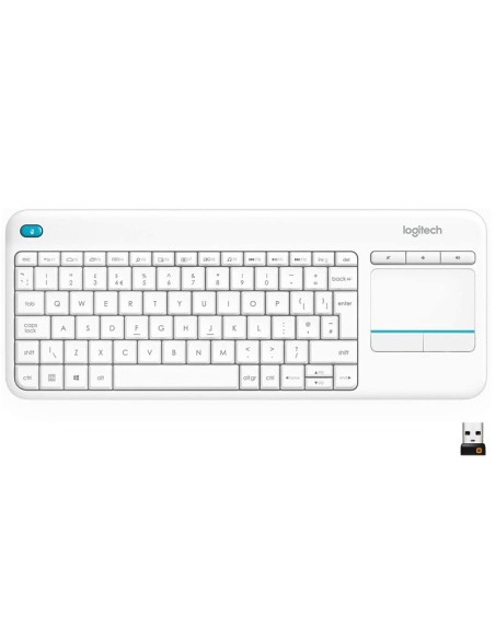 TECLADO CORDL. LOGITECH K400+   PLUS BLANCO PN: 920-007138 EAN: 5099206059368