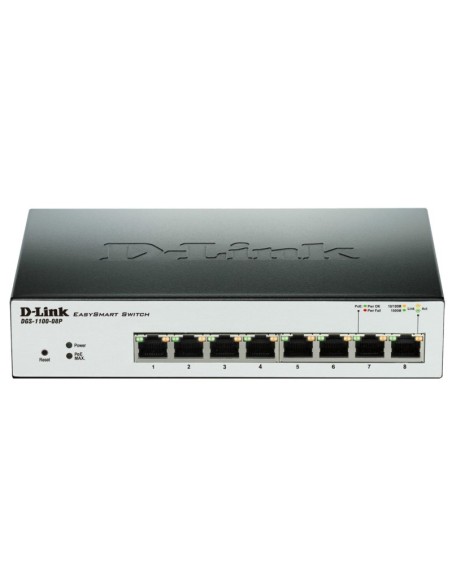 SWITCH GIGA  8PTOS DLINK       DGS-1100-08PV2 POE PN: DGS-1100-08PV2 EAN: 790069467813