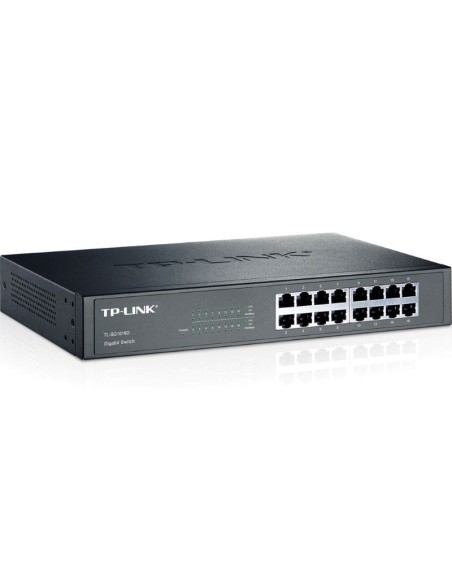 SWITCH GIGA 16PTOS TP-LINK TL- SG1016D RACKMOUNT PN: TL-SG1016D EAN: 6935364020613