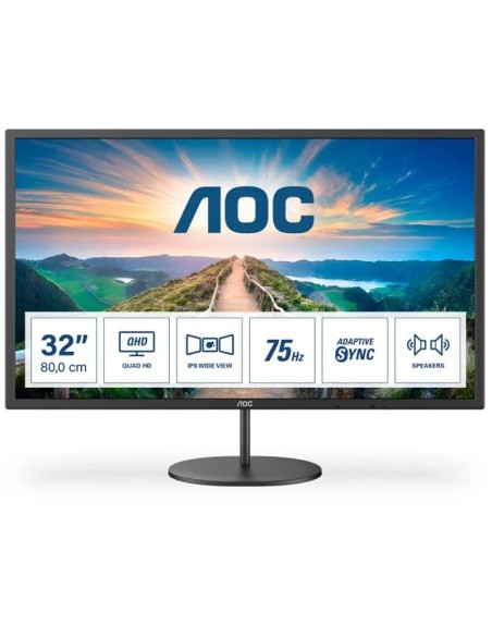 MONITOR 31.5" AOC LED Q32V4    IPS QHD HDMI NEGRO PN: Q32V4 EAN: 4038986119900