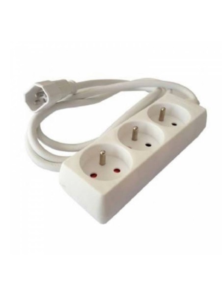 REGLETA 3 TOMAS RIELLO IEC M   SHUCKO BLANCO 1.20M PN: 3V61-0846 EAN: 3662247118985