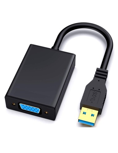 CONVERSOR USB 3.0 A VGA HEMBRA 15CM PN: USB3.0-...