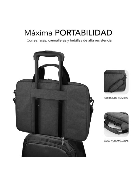MALETIN   14" SUBBLIM AIR      PADDING GRIS OSCURO PN: SUBLB-4APLB50 EAN: 8436586742195