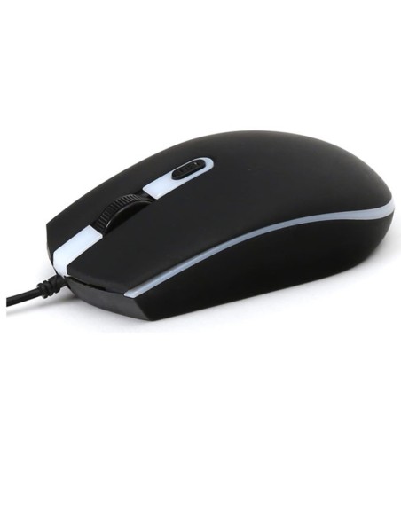 RATON USB OMEGA GOMA 2000DPI   NEGRO PN: OM0550B EAN: 5907595455398