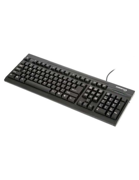 TECLADO USB OMEGA OK05T SLIM   NEGRO PN: OK05TES EAN: 5907595426602