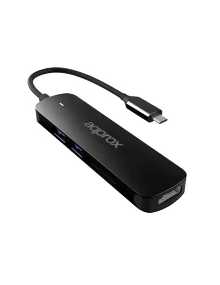 MINI DOCK USB TYPE C APPROX    5 EN 1 LECTOR DE TARJETAS,HDMI PN: APPC45 EAN: 8435099531470