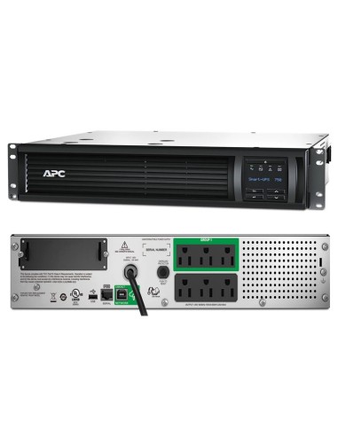 SAI 1KVA APC SMART UPS SMT1000 RMI2UC PN:...