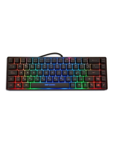 TECLADO USB DEEP GAMING TM065  MINI RGB PN:...