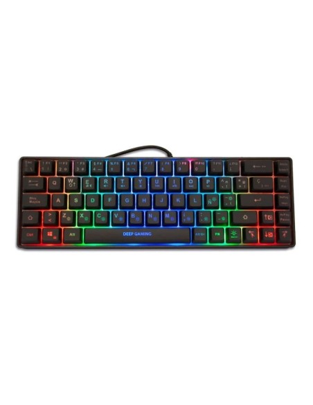 TECLADO USB DEEP GAMING TM065  MINI RGB PN: DG-TEC65-RGB EAN: 8436556141690