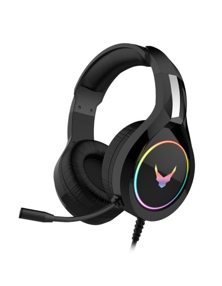 AURI + MIC 3.5MM PLATINET      GAMING RGB CASCOS NEGRO PN: WH6060B EAN: 5907595452069