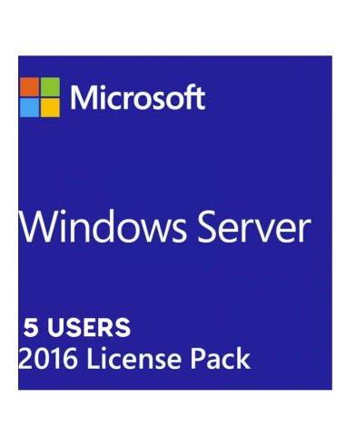 LICENCIA CAL 5 USUARIOS 2016   WINDOWS SERVER...