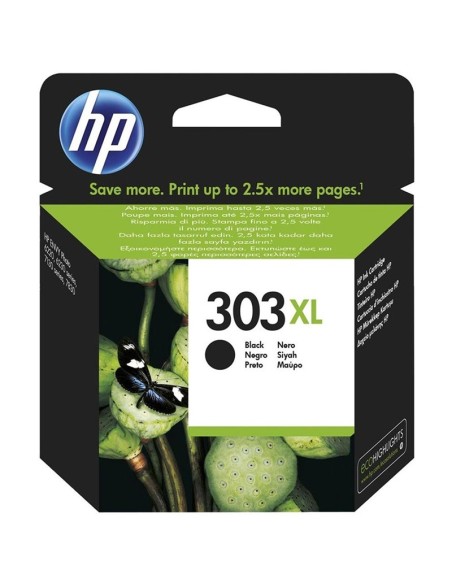 CARTUCHO HP T6N04AE 303XL NEGR O PN: T6N04AE EAN: 190780571118
