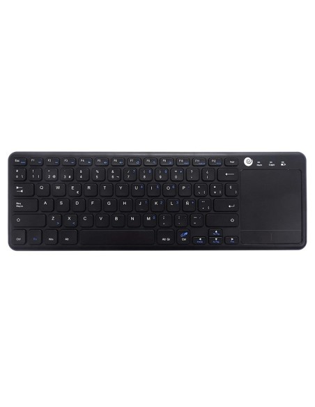 TECLADO WIRELESS COOLBOX COOLT OUCH  CON TOUCHPAD NEGRO PN: COO-TEW01-BK EAN: 8436556148743