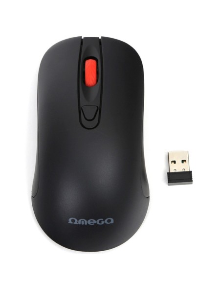 RATON WIRELESS OMEGA 1600DPI   NEGRO PN: OM0520WB EAN: 5907595452694