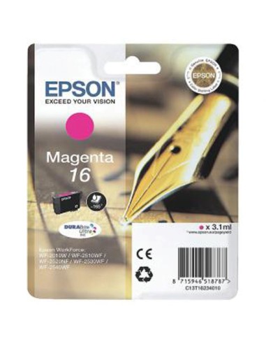 CARTUCHO EPSON T162340 MAGENTA PN: C13T162340...