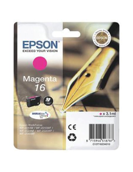 CARTUCHO EPSON T162340 MAGENTA PN: C13T162340 EAN: 8715946624921