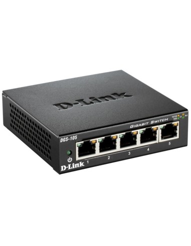 SWITCH GIGA  5PTOS DLINK       DGS-105 METAL...
