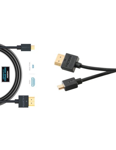 CABLE HDMI A MICRO HDMI 1.5M   GOLD M/M 1.4 PN:...
