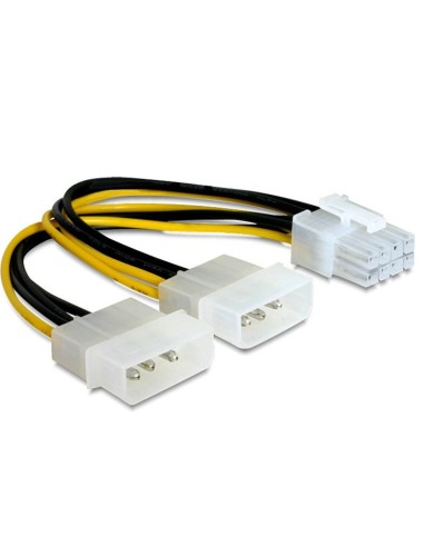 CABLE ADAPTADOR MOLEX A 8 PINS  PARA VGA's PN:...