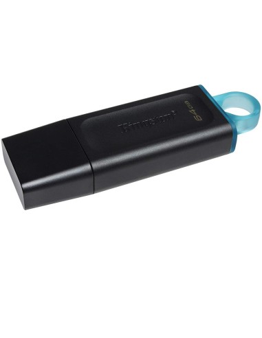 MEMORIA USB 3.2  64GB KINGSTON  EXODIA NEGRO...