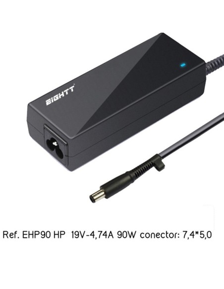 ALIMENTADOR PORT.  90W EIGHTT  ESPECIFICO HP PN: EHP90 EAN: 8425402171011