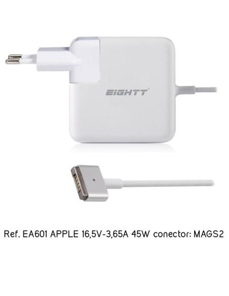 ALIMENTADOR PORT.  60W EIGHTT  ESPECIFICO APPLE PN: EA602 EAN: 8425402171066