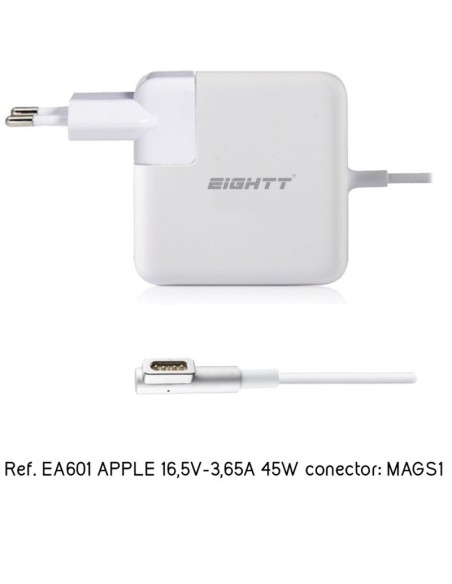 ALIMENTADOR PORT.  60W EIGHTT  ESPECIFICO APPLE PN: EA601 EAN: 8425402171073