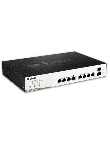 SWITCH GIGA 10PTOS DLINK       DGS-1100-10MP...