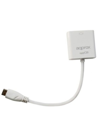 ADAPT. MINI HDMI A VGA BLANCO   APPROX PN:...