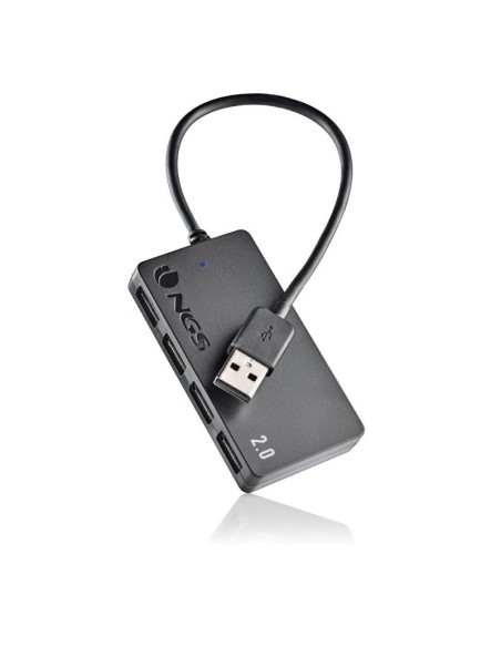 HUB 4 PTOS USB 2.0 NGS IHUB4TI NY NEGRO PN: IHUB4TINY EAN: 8435430621075