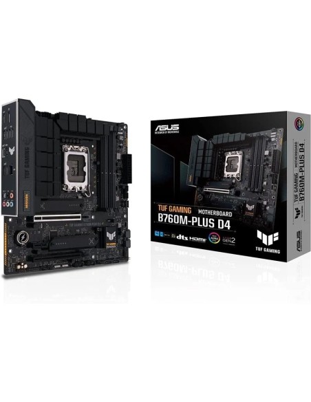 PB S-1700 B760 ASUS PLUS B760M D4 TUF GAMING RGB M-ATX PN: 90MB1DI0-M0EAY0 EAN: 4711387005316
