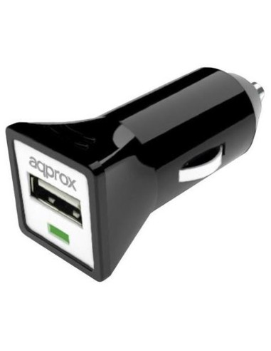 CARGADOR  5V COCHE 1X USB 1.0A  NEGRO PN:...