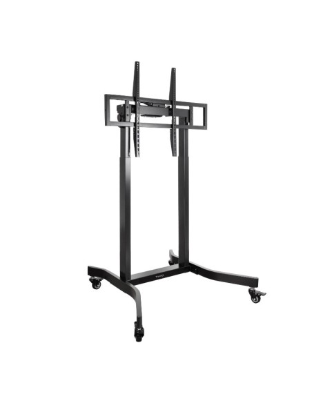 SOPORTE SUELO VESA 55-100" TOO Q "LUX" CON RUEDAS ELECTRICO PN: FSM02-B EAN: 8433281013698