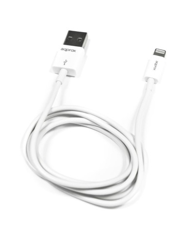 CABLE APPROX LIGHTNING A USB   2.0 1M BLANCO...