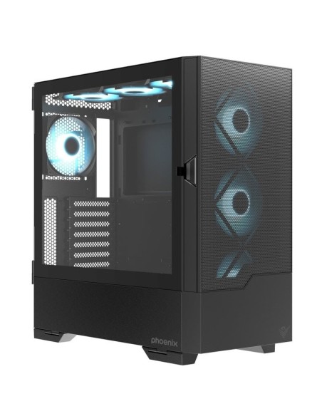 CAJA SEMITORRE ATX PHOENIX     EMBER GAMING SIN FUENTE NEGRA PN: PHEMBER EAN: 8436583236710