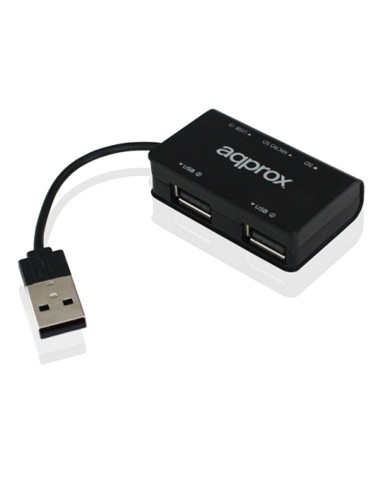 HUB 3 PTOS USB 2.0 + LECTOR TA RJETAS APPROX...