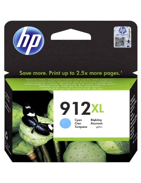 CARTUCHO HP 3YL81AE 912XL CIAN PN: 3YL81AE BGY EAN: 192545866873