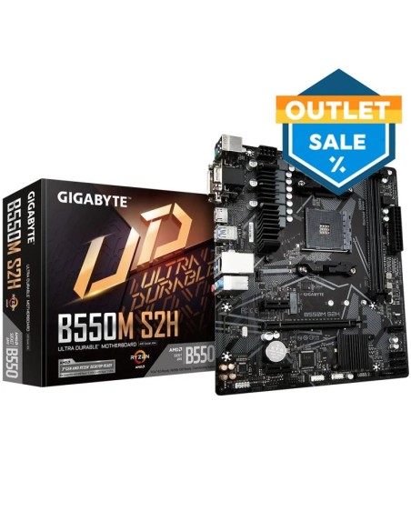 PB S-AM4  B550 GIGABYTE B550M  B550M S2H RAID PN: GMB55MS2H-00-G EAN: 4719331809591