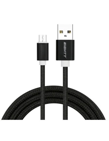 CABLE USB 2.0  1 M A MICRO USB  CARGA TRENZADO...