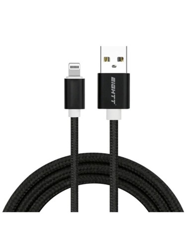 CABLE USB 2.0  1 M A LIGHTNING CARGA TRENZADO...