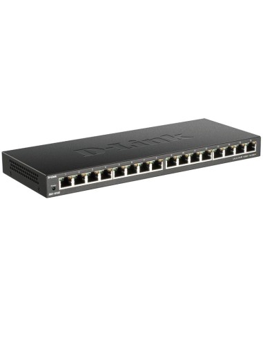 SWITCH GIGA 16PTOS DLINK DGS-1 016S BAJO PERFIL...