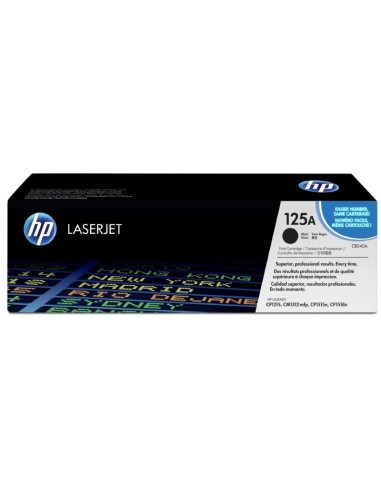 TONER HP CB540A 125A NEGRO PN: CB540A EAN:...