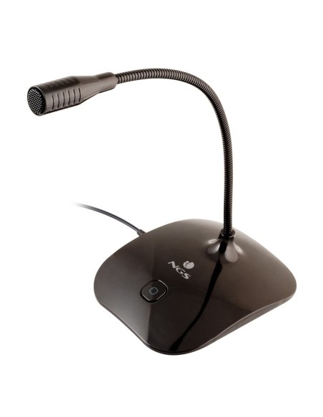 MICROFONO NGS MS115 JACK 3.5MM SOBREMESA NEGRO PN: MS115 EAN: 8435430618129
