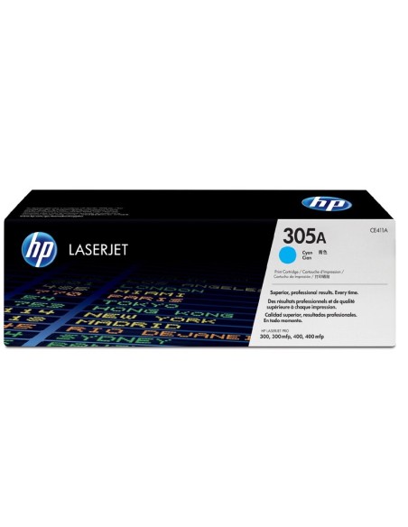 TONER HP CE411A 305A CIAN PN: CE411A EAN: 884962772362