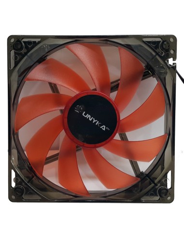 VENTILADOR 12CM CAJA INTERNO   LED ROJO PN:...