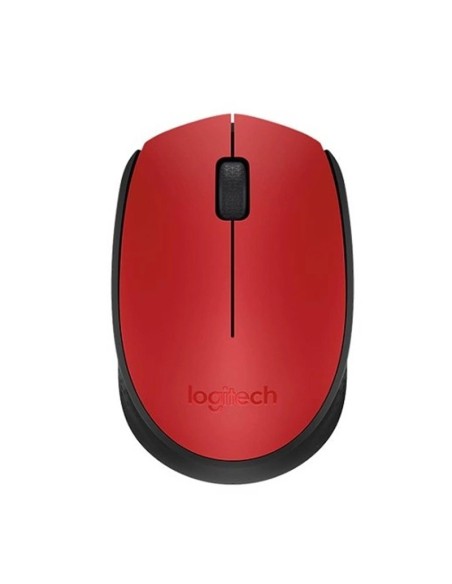RATON WIRELESS LOGITECH M171   ROJO NEGRO PN: 910-004641 EAN: 5099206062870