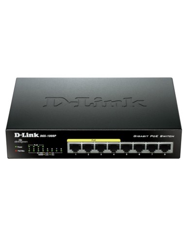 SWITCH GIGA  8PTOS DLINK       DGS-1008P 4 STD...